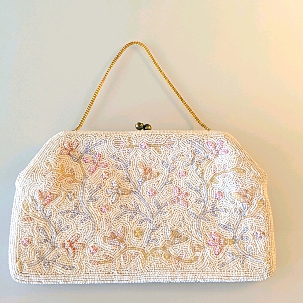 Vintage K&G Charlet Beaded Purse